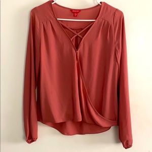 Blush pink colored GUESS blouse. Xs.